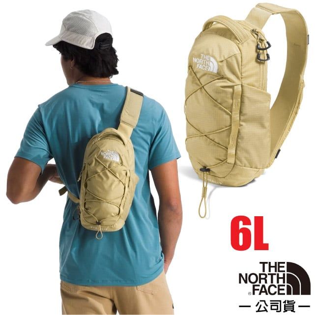 The North Face 北面 Borealis Sling 輕便小巧休閒斜背包6L.胸包.平板電腦背包.日用單肩側背包.隨身包/52UP-LK5 卡其 N