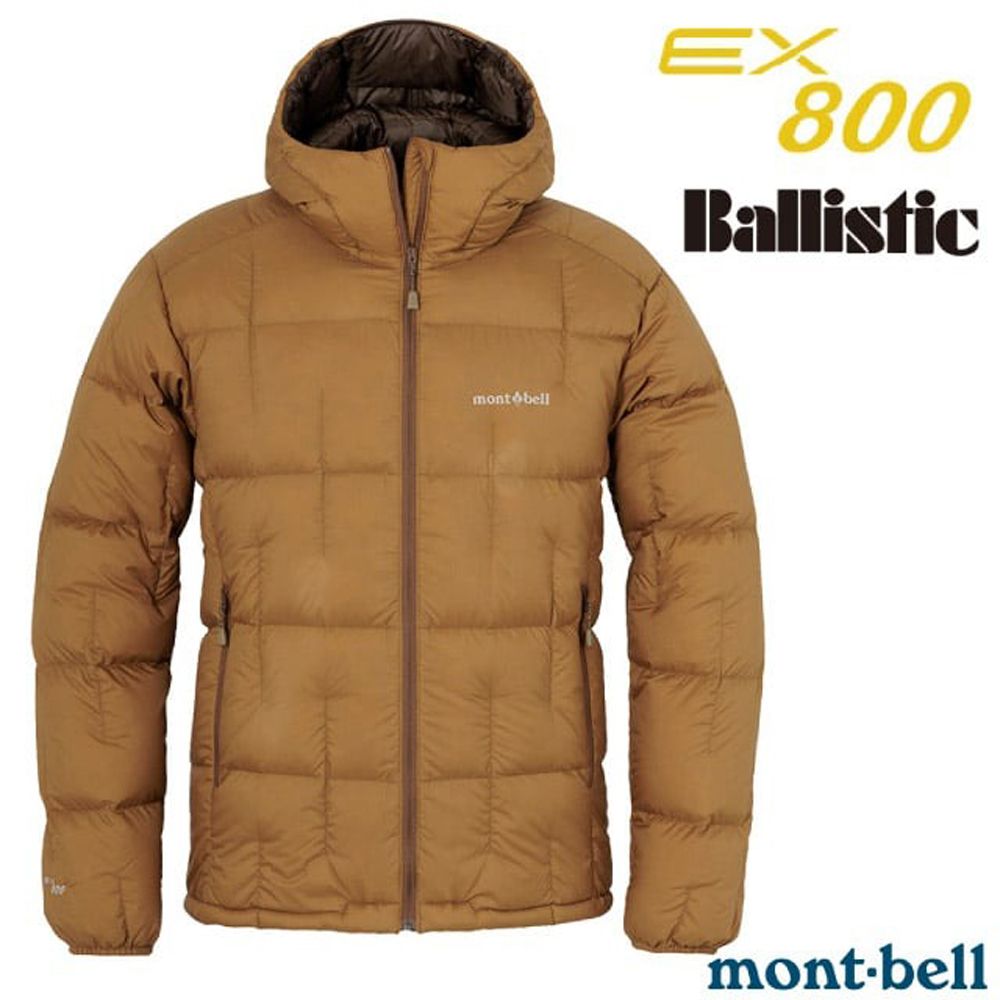 MONT-BELL 男 NEIGE DOWN PARKA 800FP羽絨外套(附袋).禦寒雪衣.羽絨衣.夾克.大衣/Ballistic尼龍/1101673-BN 棕