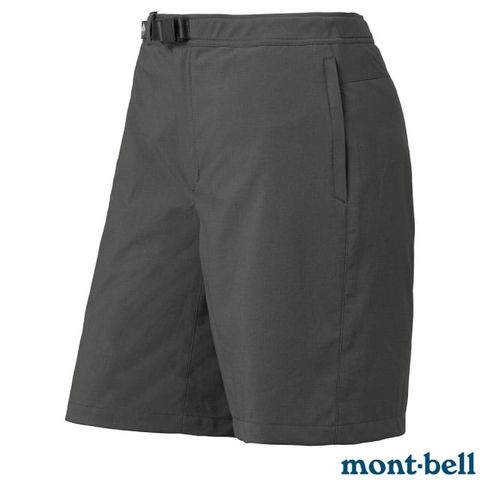 MONT-BELL 女 COOL SHORTS 輕量 彈性透氣快乾短褲.登山健行褲.休閒運動褲/撥水加工.彈性拉伸/1105737 DGY 深灰