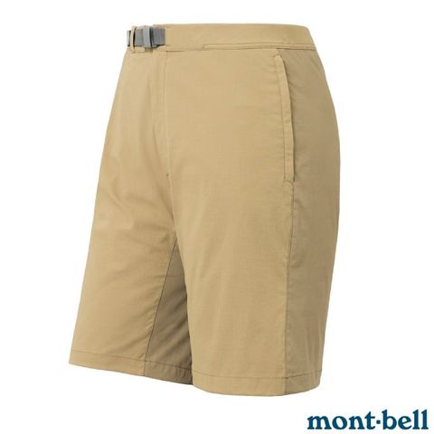 MONT-BELL 男 CANYON SHORTS 輕量 彈性透氣快乾短褲.登山健行褲.休閒運動褲/輕盈.彈性拉伸/1105739 TN 黃褐