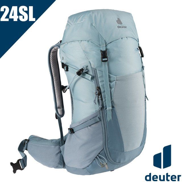 Deuter FFUTURA透氣網架登山背包 24SL/適登山休閒.自助旅行/3400521 水藍