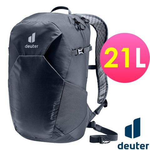 Deuter SPEED LITE超輕量旅遊背包 21L.攻頂包.自行車背包.休閒背包.登山健行包/3410222 黑