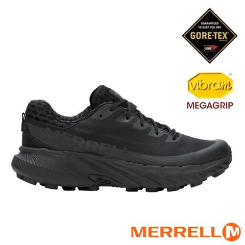 Merrell 男 AGILITY PEAK 5 TACTICAL GTX 輕量越野健行鞋.透氣/Vibram黃金大底.NXT生物抑菌技術/ML005763 黑色