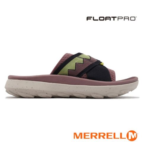 Merrell 女 HUT ULTRA SLIDE 戶外拖鞋.涼鞋.海灘鞋/生物抑菌防臭鞋床/ML005570 玫瑰粉