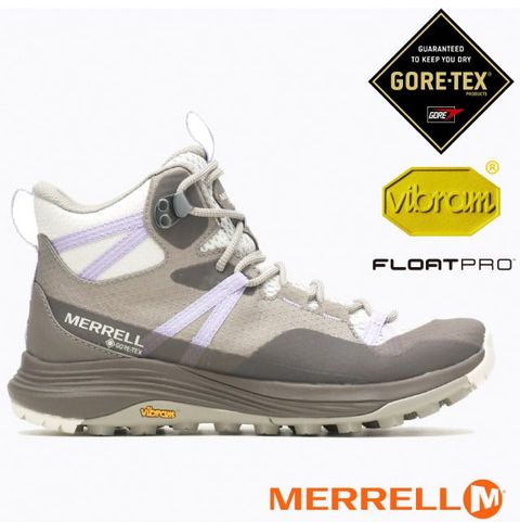 Merrell 女 SIREN 4 MID GORE-TEX 防水透氣登山健行鞋.戶外/Vibram黃金大底.NXT生物抑菌技術/ML037370 紫褐色