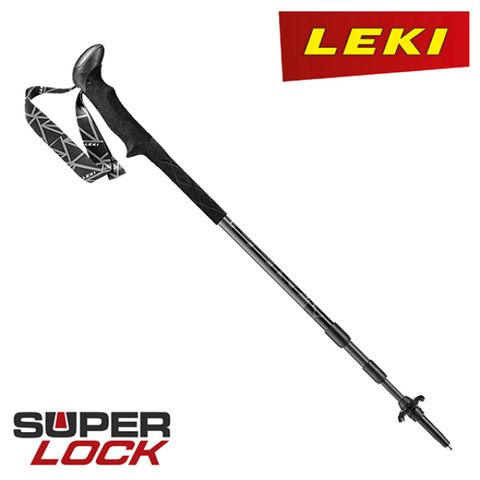 德國【LEKI】Black Series SLS XTG 泡綿握把碳纖維登山杖 ( 兩支 )