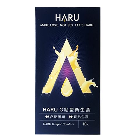 HARU G-Spot 凸點顆粒G點型保險套(10入)