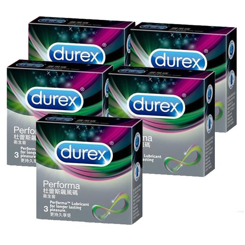 Durex 杜蕾斯 飆風碼保 險 套(3入)x5組