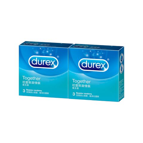 【Durex杜蕾斯】激情裝衛生套3入x2盒(共6入)