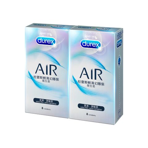 Durex 杜蕾斯 AIR輕薄幻隱裝衛生套8入x2盒(共16入)