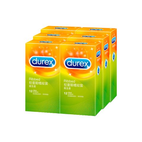 Durex 杜蕾斯 螺紋裝  保險套  12入x6盒