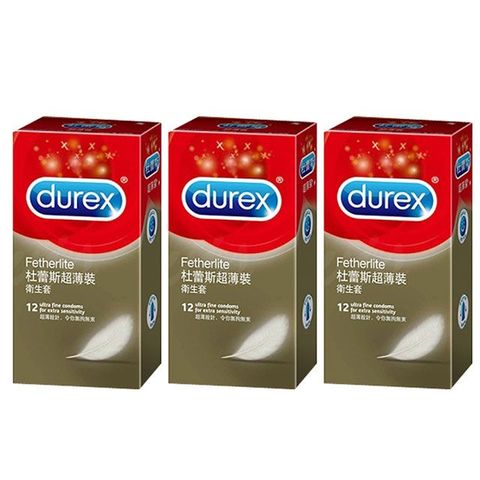 Durex 杜蕾斯 超薄裝  保險套  12入裝x3盒