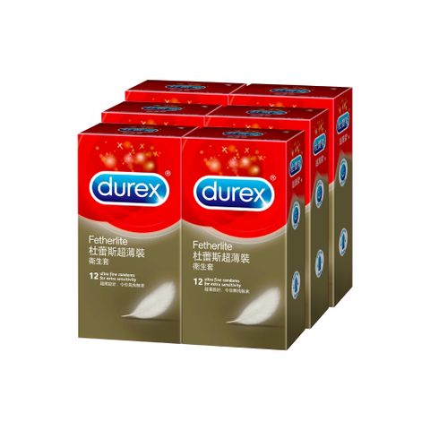 Durex 杜蕾斯 超薄裝  保險套  12入裝x6盒