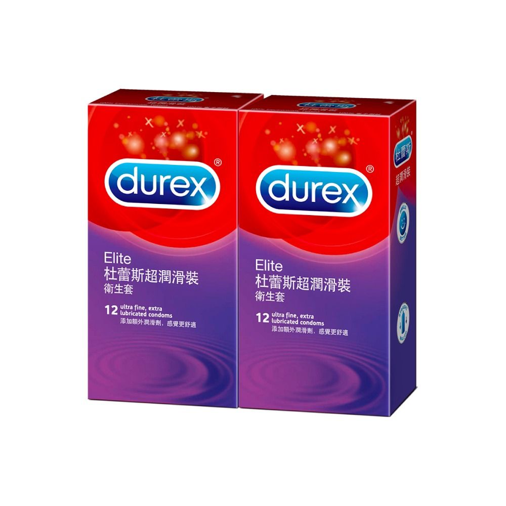 Durex 杜蕾斯  超潤滑型 保險套 12入x2盒