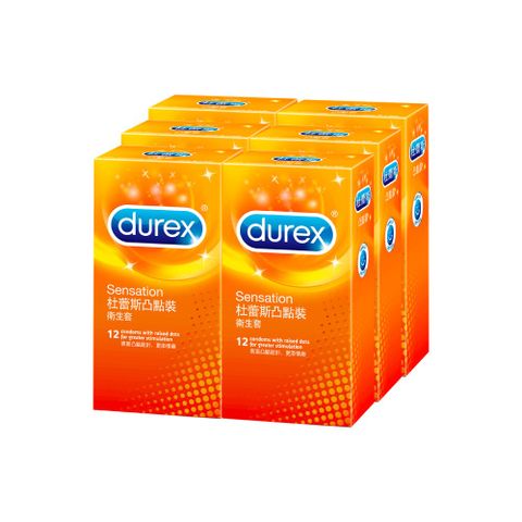 Durex 杜蕾斯 -凸點型 保險套 12入裝 x6盒