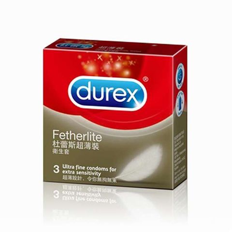 Durex 杜蕾斯 超薄裝保險套安全套避孕套3入