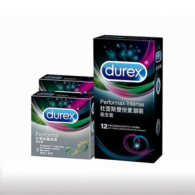 Durex 杜蕾斯 雙悅愛潮裝保險套12入+飆風碼3入*2盒