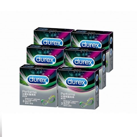 Durex 杜蕾斯 飆風碼保險套3入*6盒