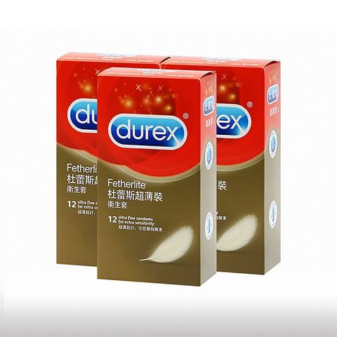 Durex 杜蕾斯 超薄裝保險套12入*3盒