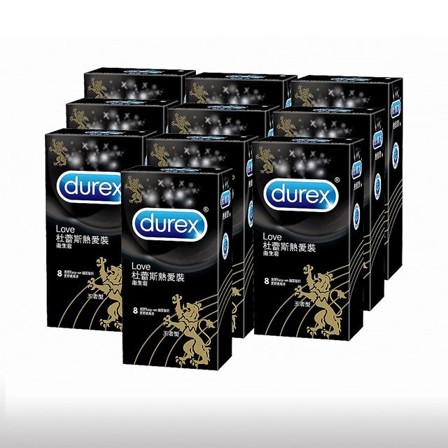 Durex 杜蕾斯 熱愛裝王者型保險套8入*10盒