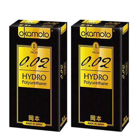 岡本002-HYDRO 水感勁薄 保 險 套(6入裝)-2入組