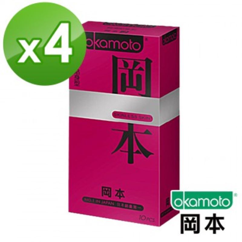 okamoto 岡本 Skinless Skin 混合潤薄型保險套 10入裝x4盒