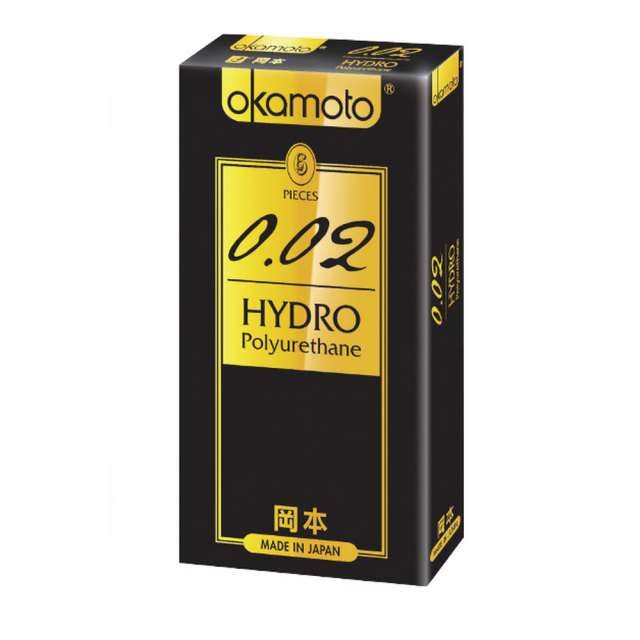 okamoto 岡本  002 HYDRO薄型之王水感勁薄保險套12入裝