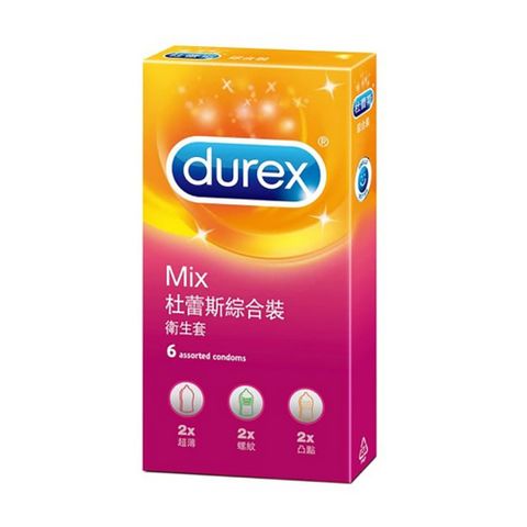 Durex 杜蕾斯 綜合裝保險套6入