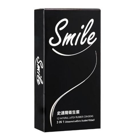 Smile史邁爾-3in1型保險套 12入/盒