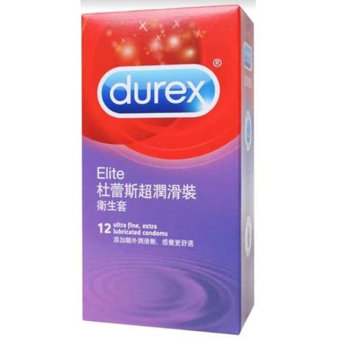 Durex 杜蕾斯 超潤滑裝保險套 12入