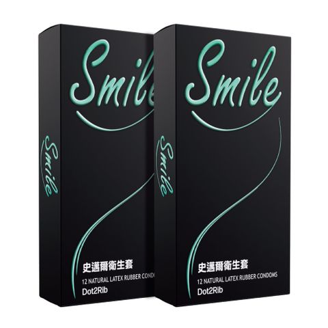 【SMILE史邁爾】買1送1 雙環魔粒衛生套保險套 12入x2盒