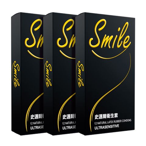 【SMILE史邁爾】超薄衛生套保險套 12入x3盒