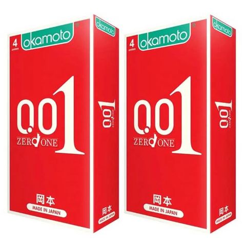 okamoto岡本001至尊勁薄保險套4片裝*2盒