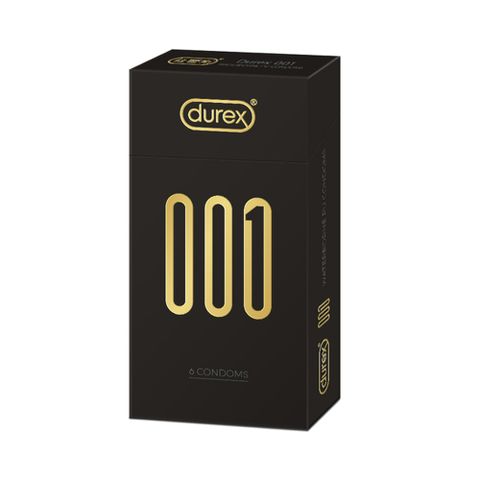 【杜蕾斯Durex】001水性聚氨酯標準裝保險套6入