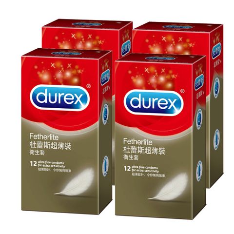 Durex 杜蕾斯 超薄型 保險套(12入)*4盒