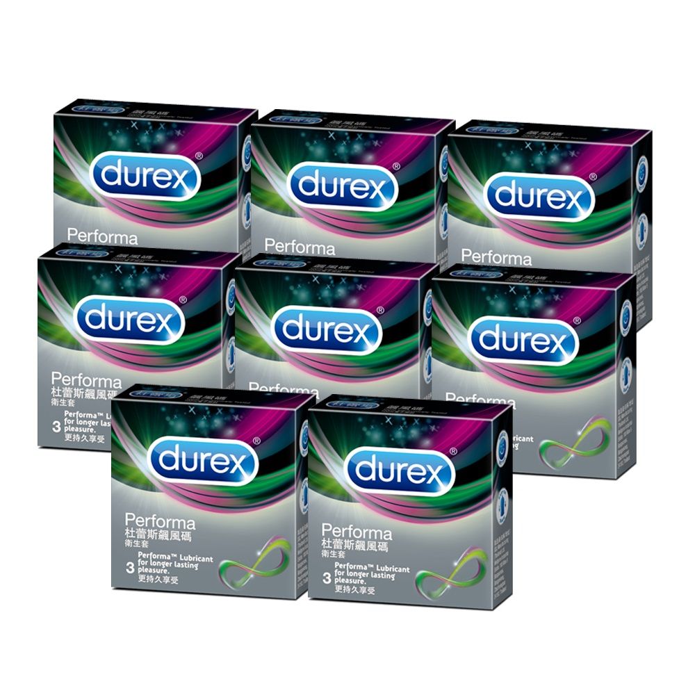 Durex 杜蕾斯  飆風碼保險套(3入)*8盒