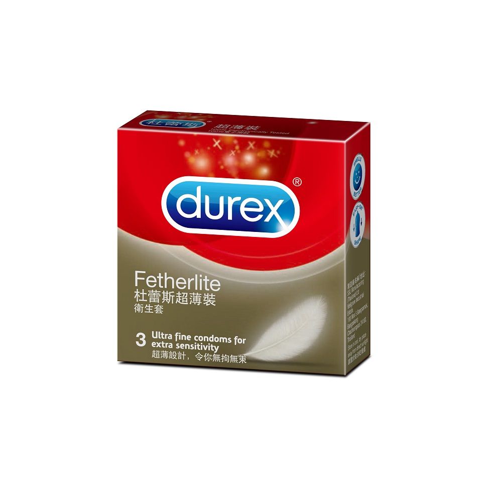 Durex 杜蕾斯 超薄裝保險套3入