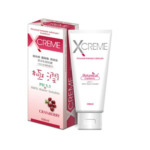 XCREME 超快感 草本潤滑劑-蔓越莓(100ml)