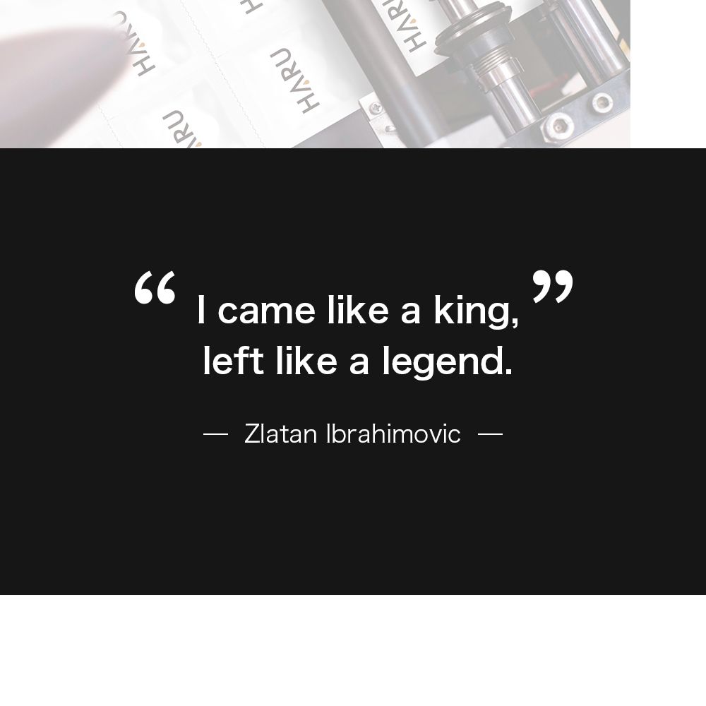 66 came like a king,left like a legend.Zlatan IbrahimovicHHAR