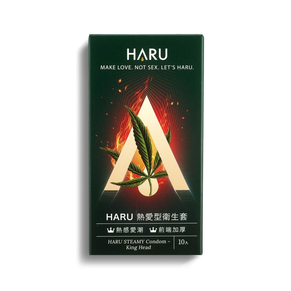 HARU STEAMY熱愛型保險套_10入/盒(熱感加厚)