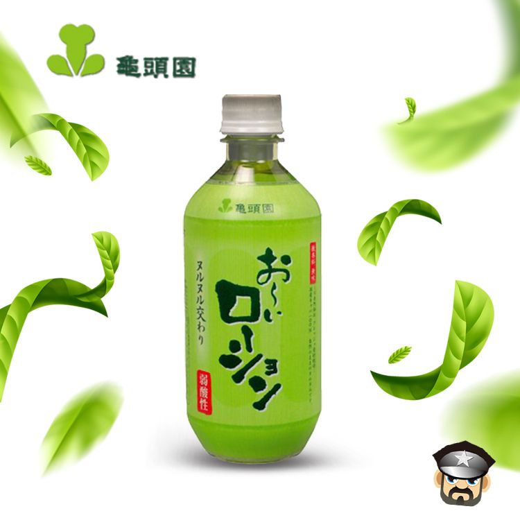  日本 龜頭園 弱酸性 綠茶風味水性潤滑液 GREEN TEA LOTION 500ml