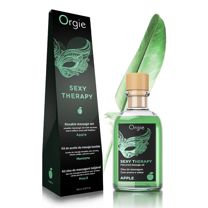 Orgie 【色界】 Sexy Therapy Apple 青蘋果口味 情慾熱感按摩油套裝組