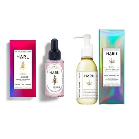 HARU HARU DESIRE 玫瑰 激潮熱感 情趣液 30ml+情慾玫瑰 按摩精油 134ml