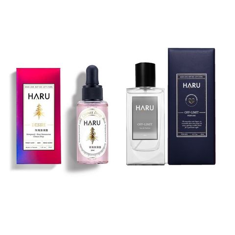 HARU HARU DESIRE 玫瑰 激潮熱感 情趣液 30ml+費洛蒙 男性香水-禁果效應 40ml