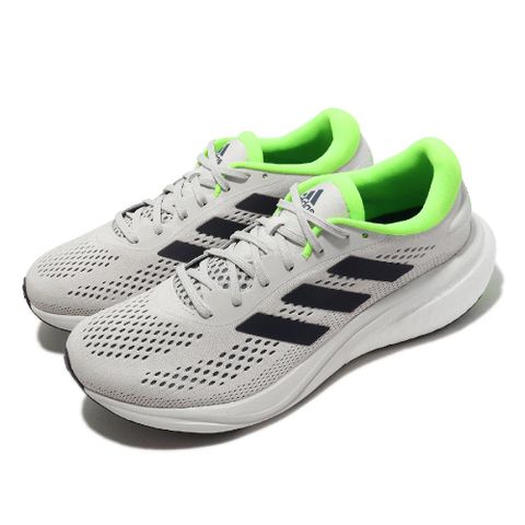 adidas 愛迪達 慢跑鞋 Supernova 2 M 灰 黑 綠 男鞋 緩震 BOOST 運動鞋  GW9093