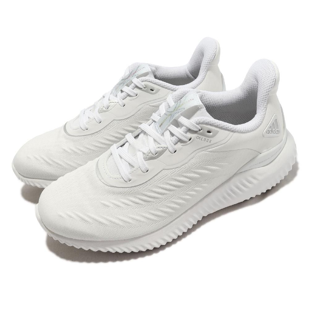 ADIDAS 愛迪達  慢跑鞋 AlphaBounce 男鞋 女鞋 白 銀 緩震 多功能 運動鞋  GX4148