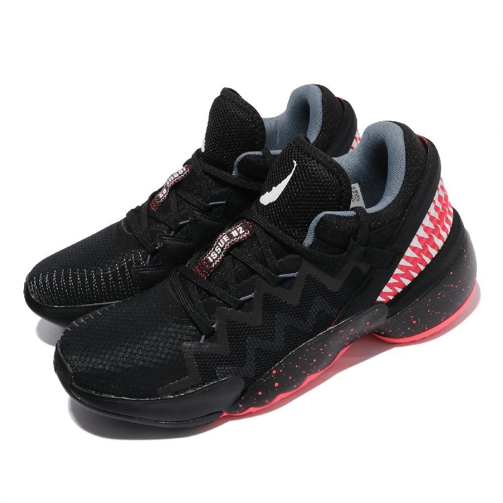 Adidas 籃球鞋D O N Issue 2 GCA黑紅猛毒Venom 男鞋愛迪達FW9038