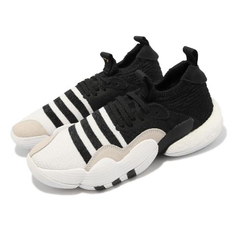 Adidas 愛迪達 籃球鞋 Trae Young 2 男鞋 白 黑 襪套式 針織鞋面 Super Villain H06477
