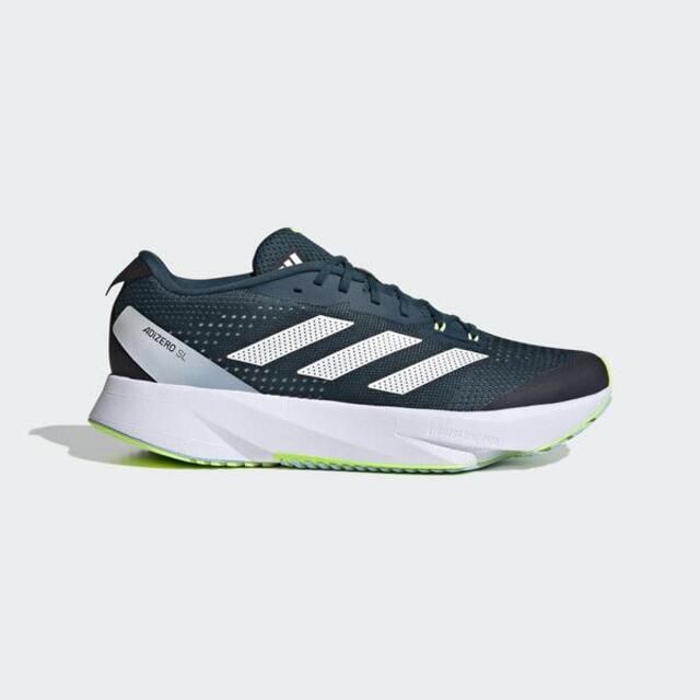  Adidas Adizero SL [ID6921] 男 慢跑鞋 運動 路跑 訓練 比賽 緩震 透氣 舒適 愛迪達 深綠