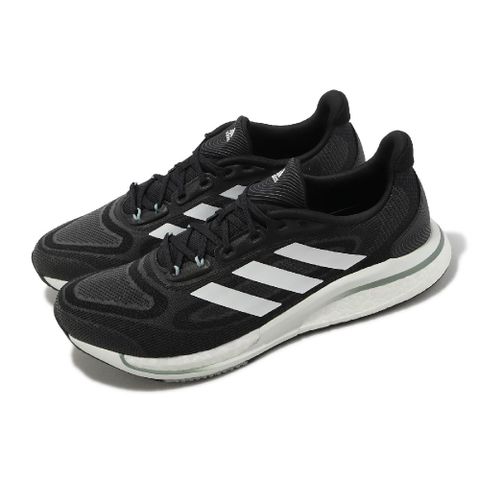 adidas 愛迪達 慢跑鞋 Supernova + M 男鞋 黑 白 緩震 透氣 運動鞋 GX2953